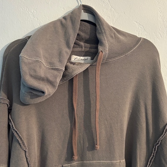 We the Free Hooded Camden pullover womens 1 Brown and 1 blue Hoodie - Picture 5 of 10